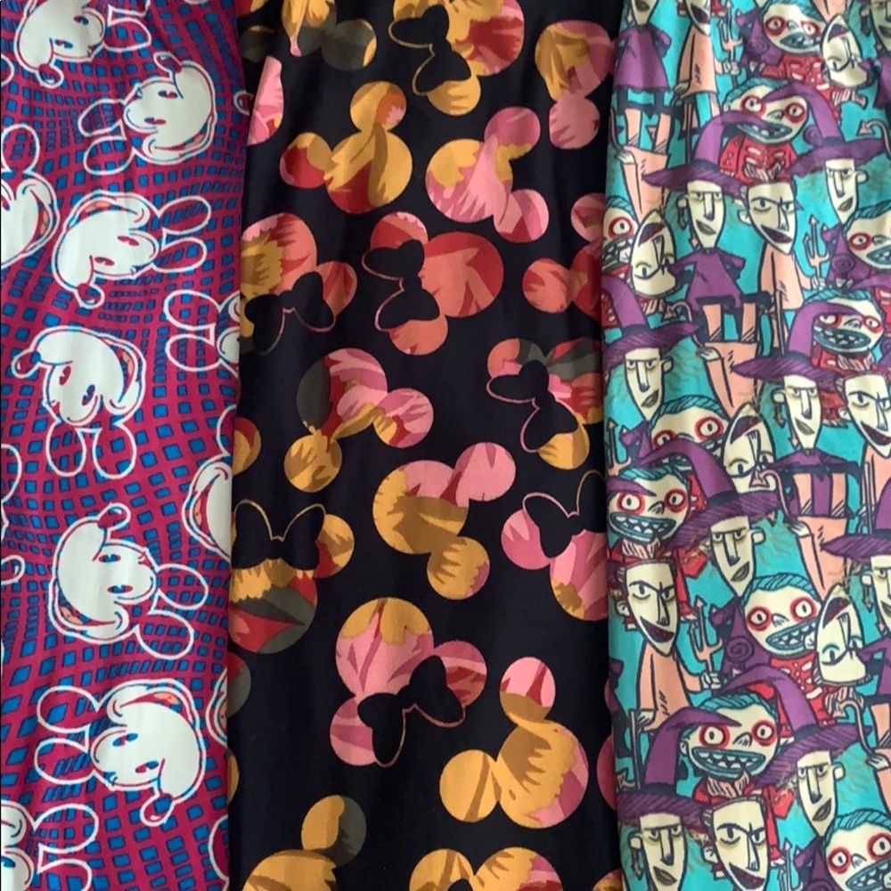 BNWT Lularoe Disney 3 Pack TC Leggings